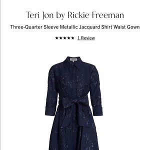 TERI JON by Rickie Freeman - Navy Blue - worn once